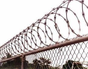 Razor Barbed Wire Chain Link Fence