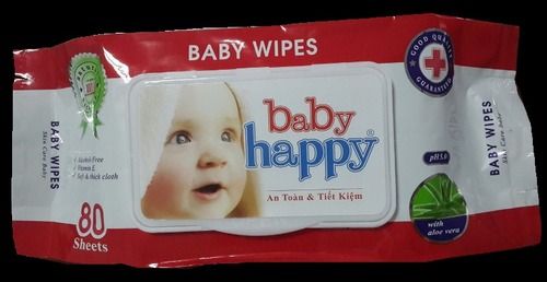 80 Sheets Baby Wet Wipes (Baby Happy)