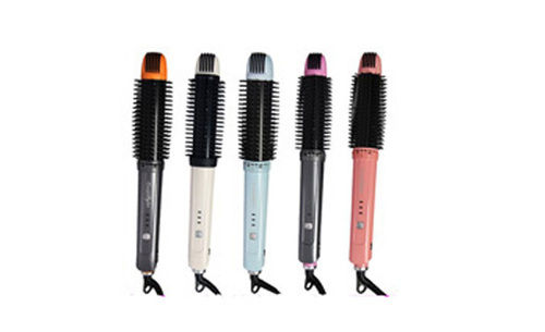 Electric Ionic Curling Hair Comb With Flat Iron