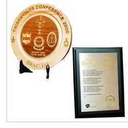 Engraved Wooden Award