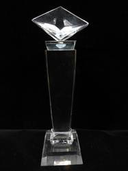 Acrylic Award Diamond Shape