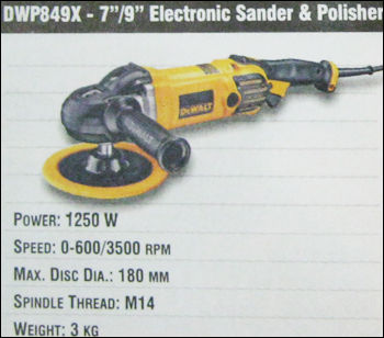 Electronic Sander and Polisher (DWP849X - 7"/9")