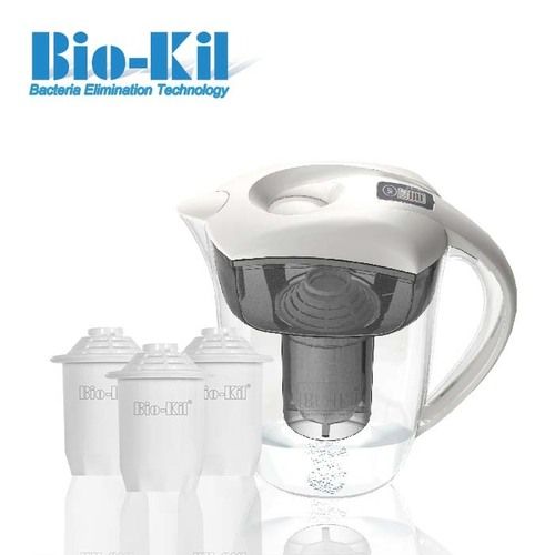 Bio-kil Water Pitcher With Cartridges