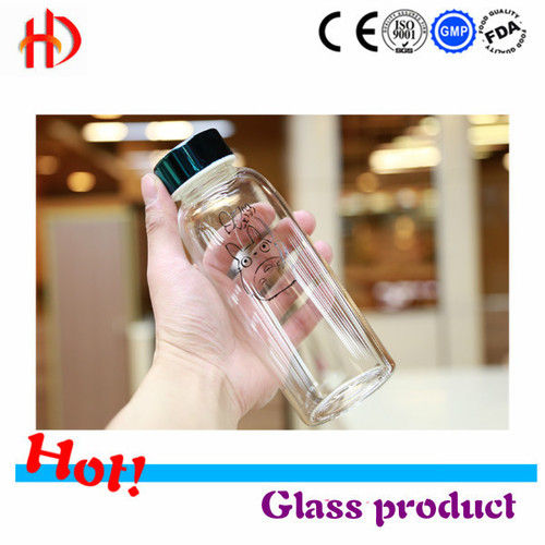 Borosilicate Clear Glass Travel Bottles