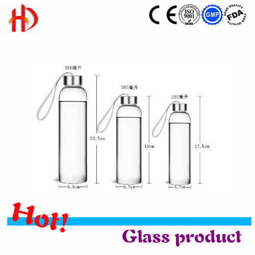 Borosilicate Glass Travel Bottles