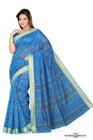 printed cotton sarees