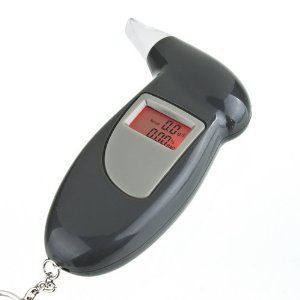 Digital Alcohol Tester With Keychain And Mouthpiece