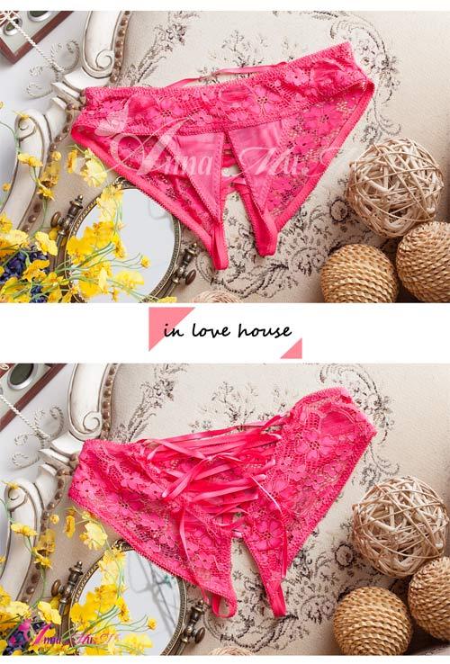 Buy Bruchi Club Women's Low Waist Side Edge Lace Tong Panty in