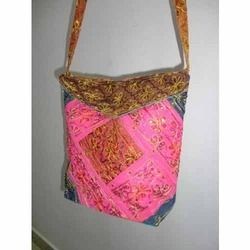 Traditional Old Saree College Hand Bag