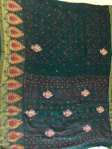 Jain Art Silk Saree Hand Work