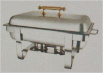 Chafing Dish - Stainless Steel Rectangular with Lid | Ideal for Large Events, Weddings, Conferences, Buffets and Seminars