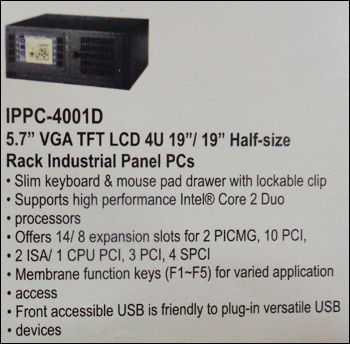  हाफ-साइज रैक इंडस्ट्रियल पैनल पीसी (IPPC-4001D) 