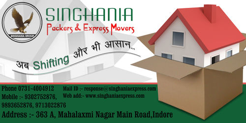 Packers And Movers By SINGHANIA PACKERS & EXPRESS MOVERS