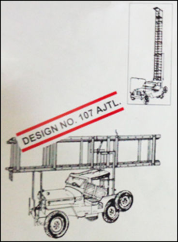 Aluminium Jeep Tower Ladder (Design No. 107 AJTL)