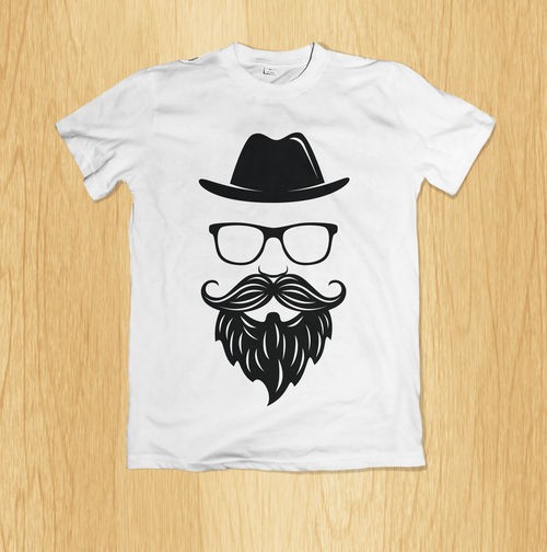 Personalized T Shirts (Hat Spects Beard Style)