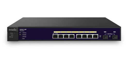 8-Port Gigabit PoE Smart Switch (EnGenius EGS5110P)