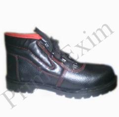 High Ankle Safety Shoe With PVC Sole (Stuck-On)