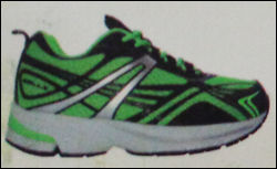 Black Green Running Shoes 