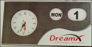 Table Clock With Calender