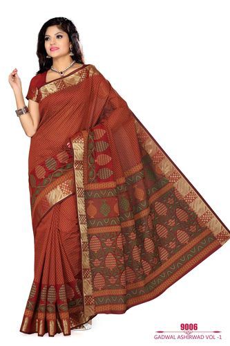 Jari Border Saree