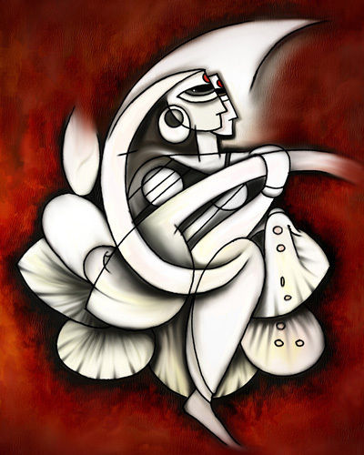 Laxmi Saraswati Painting