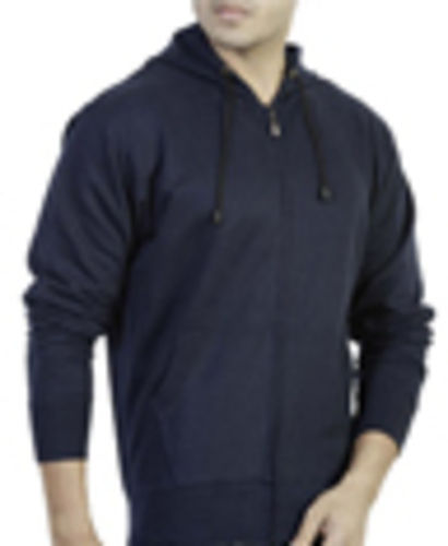 Navy Zipped Sweatshirt