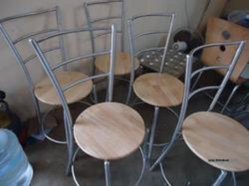 Round Rubber Wood Chairs