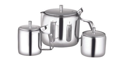 Stainless Steel Tea Pot Set (3 pcs)