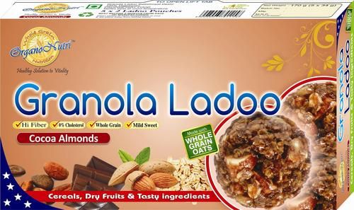 Granola Ladoo - Cocoa Almonds (10 Ladoo Pack)