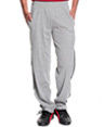 Gray Cotton Track Pants