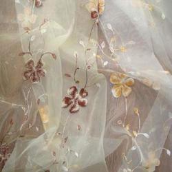 Silk Organza Embroidered Fabrics