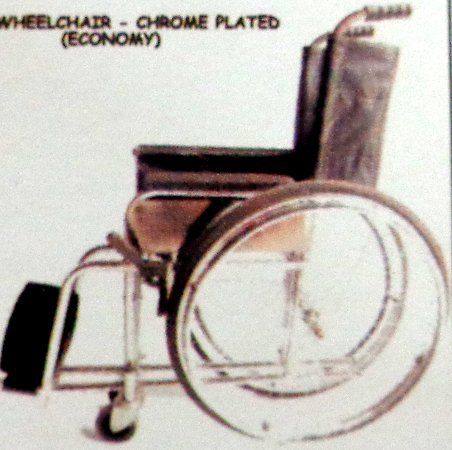 Chrome Plated Wheel Chair (Economy)