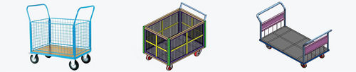 Mesh Pallet And Trolleys