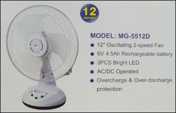 Rechargeable Table Fan (MG-5512D)