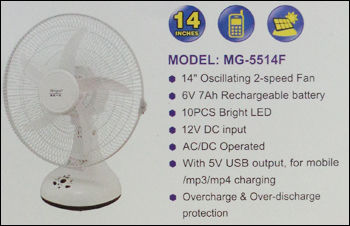 Rechargeable Table Fan (MG-5514F)