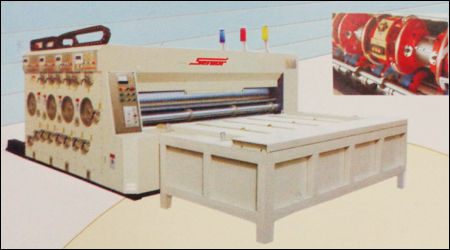 Chain Feeder Multicolor Printer And Die Cutting Machine