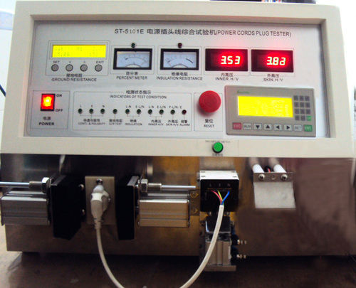 Power Cords Plug Test Machine