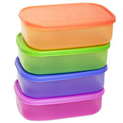 Plastic Lunch Boxes - High-Quality Plastic, Multiple Sizes Available, Vibrant Color Options - Lightweight and Durable Design