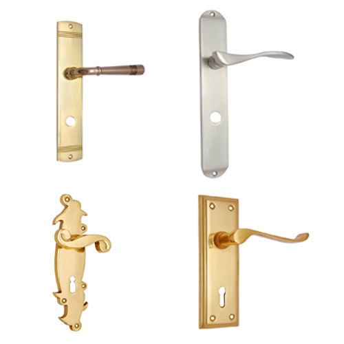 Brass Handles With Back Plates