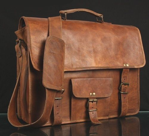 Leather Messenger Bag