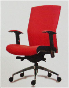 Red Color Revolving Office Chair