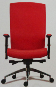 Revolving Red Color Office Chair
