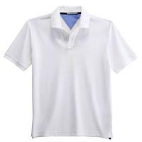 Men White Polo T-Shirt