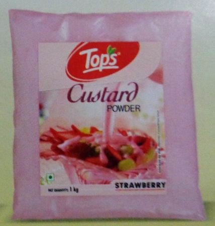 Strawberry Custard Powder - Premium Quality, Versatile Flavor Options Including Vanilla and Strawberry - Ideal for Culinary Creations