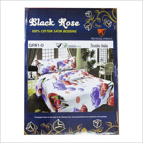 Black Rose Bed Sheet