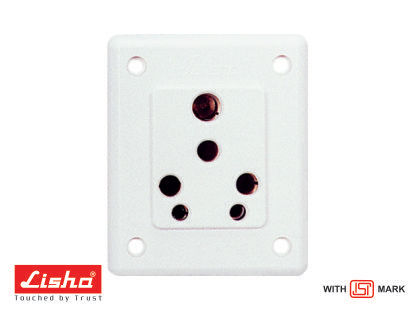 Lisha 25Amp 2X1 Socket With Porcelain Base (Heavy Duty)