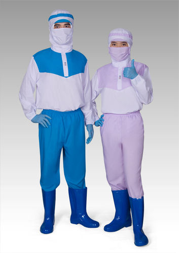 HACCP Work Wear Uniform For QC and QA in Food And Seafood Company