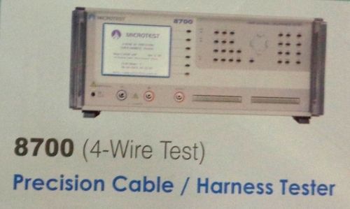 8700 4 Wire Test Precision Cable/harness Tester