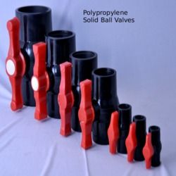 Polypropylene Solid Ball Valves