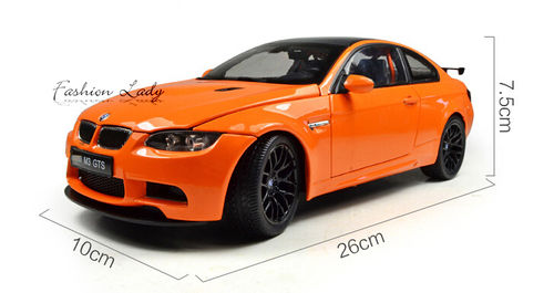 Scale 1:18 Orange Toy Diecast Model Car